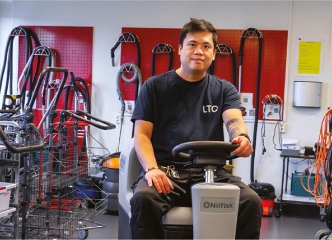 Jossel Sebastian is actively building his career path in the field